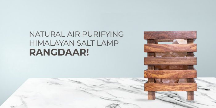 Natural air purifying himalayan salt lamp - Rangdaar!