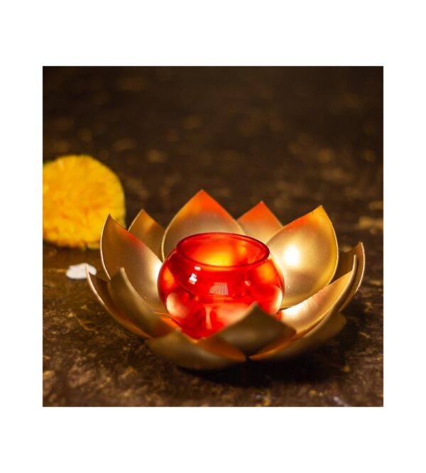 Lotus T-Light Candle Holder